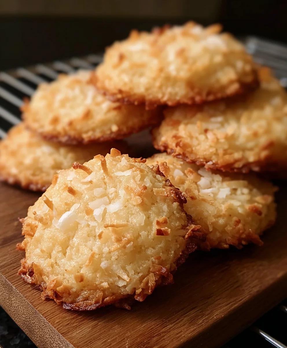 Chewy Coconut Cookies-Easy Homemade Treat