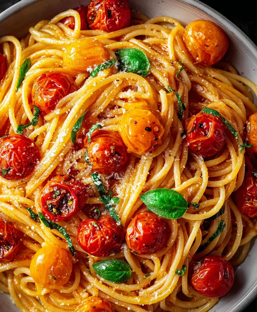 Easy Cherry Tomato Pasta Recipe- Simple & Delicious