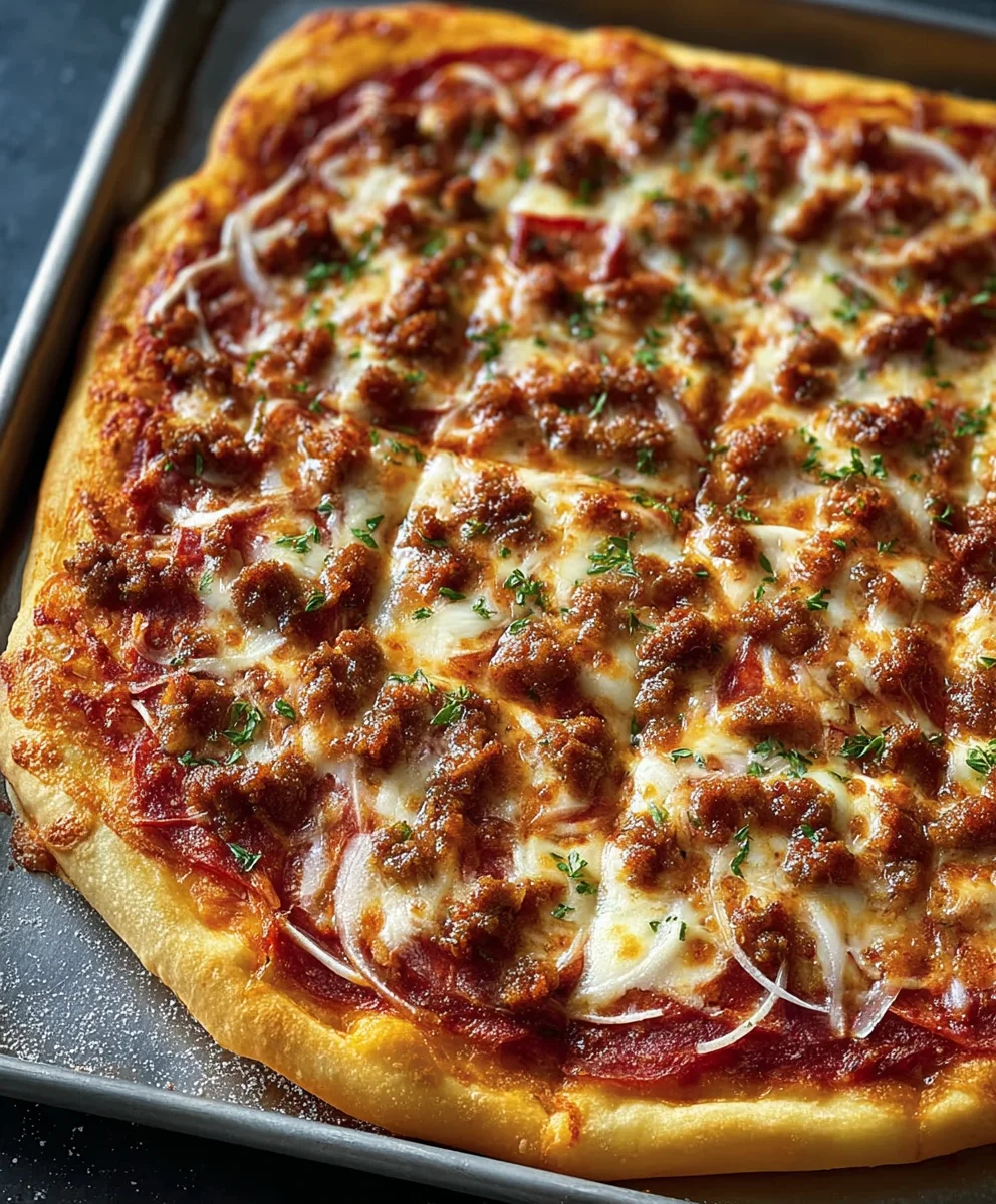 Ultimate School Pizza Recipe-Easy Comfort Food