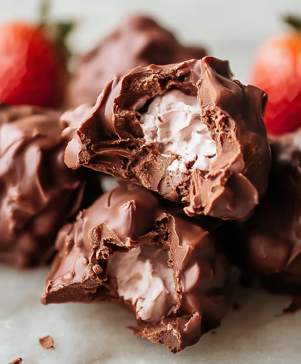 Easy Frozen Chocolate Yogurt Clusters Recipe