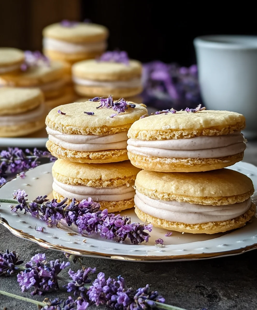 Lemon Lavender Sandwich Cookies-Easy Sweet Treat