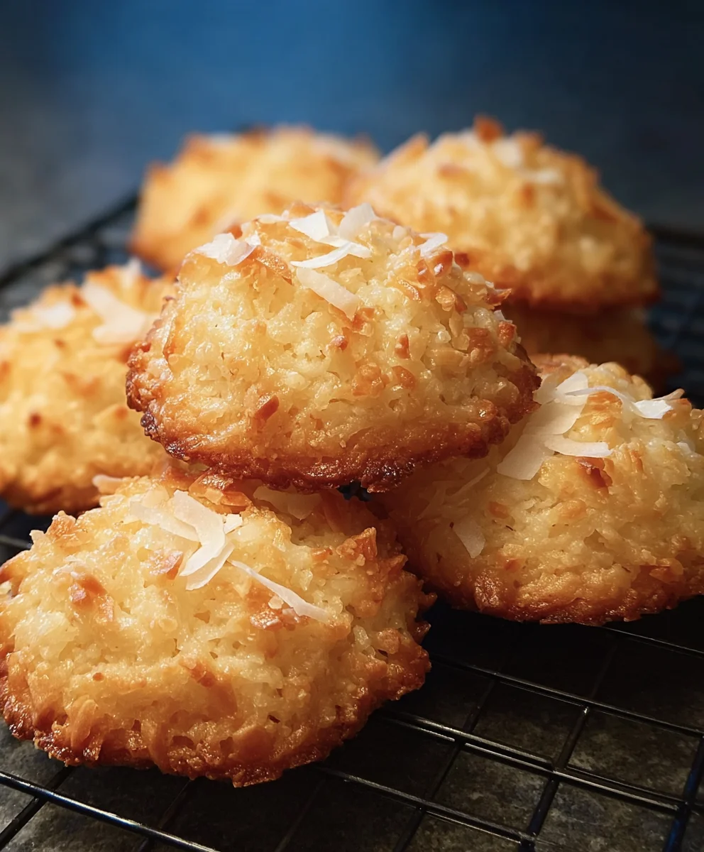 Chewy Coconut Cookies-Easy Homemade Treat