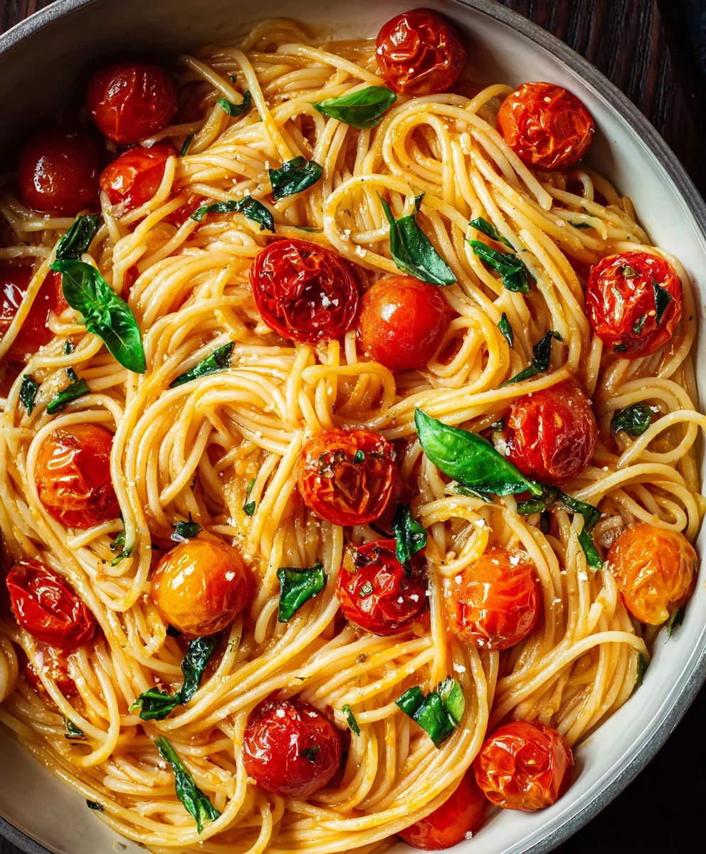 Easy Cherry Tomato Pasta Recipe- Simple & Delicious