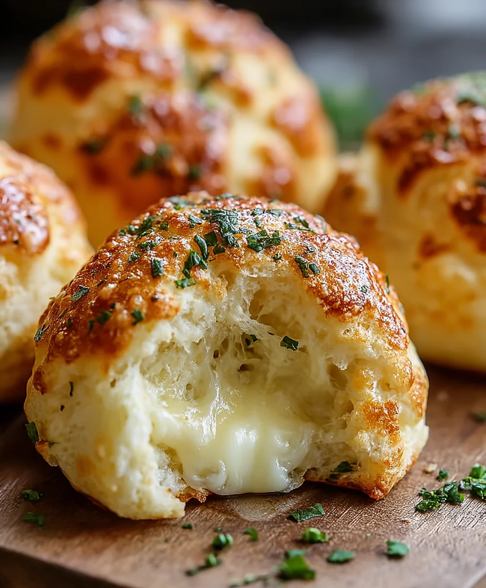 Gooey Mozzarella Biscuit Bombs-Easy Cheesy Bites