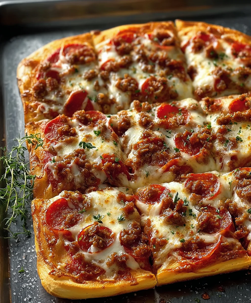 Ultimate School Pizza Recipe-Easy Comfort Food