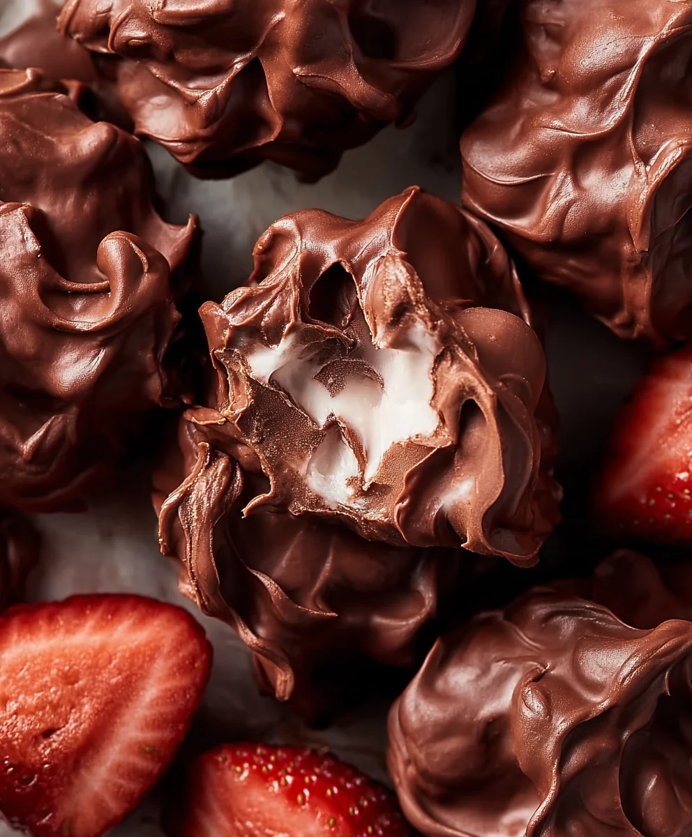 Easy Frozen Chocolate Yogurt Clusters Recipe