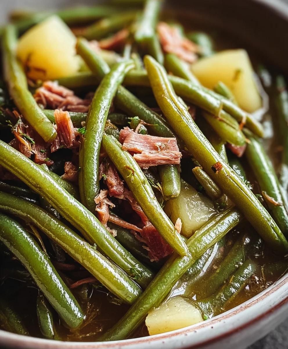 Southern Green Beans - Deliciously Tender & Flavorful