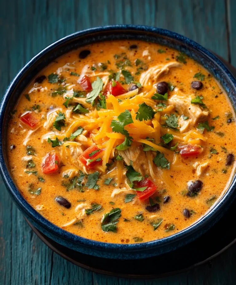 Easy Creamy Chicken Enchilada Soup Recipe
