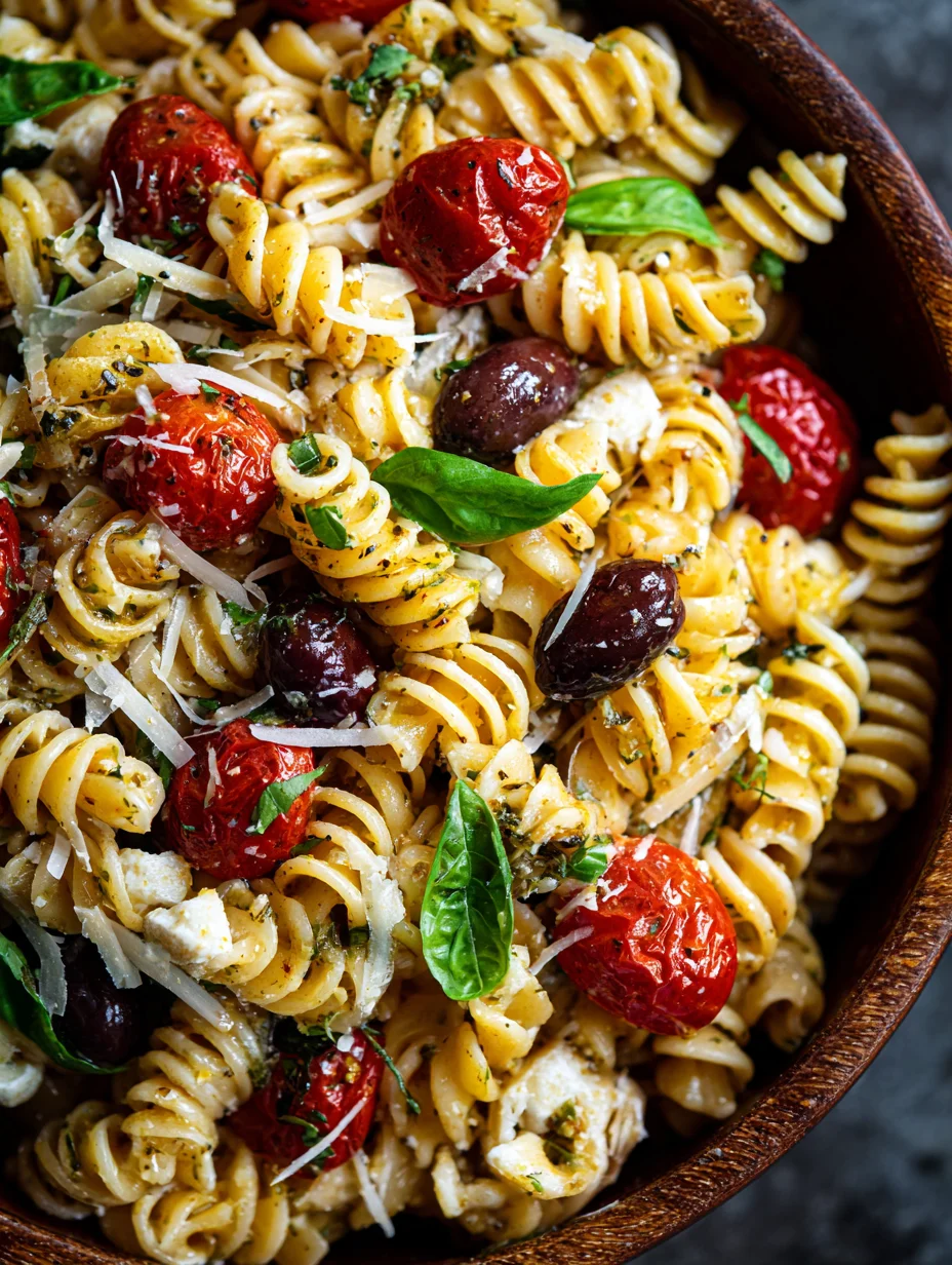High Protein Italian Pasta Salad Recipe-Healthy & Delicious