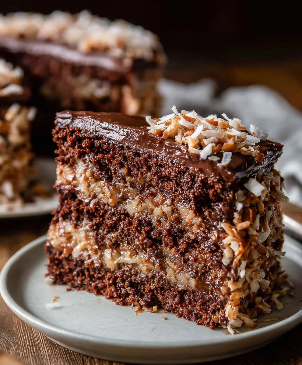Authentic German Chocolate Cake Recipe-Best Taste