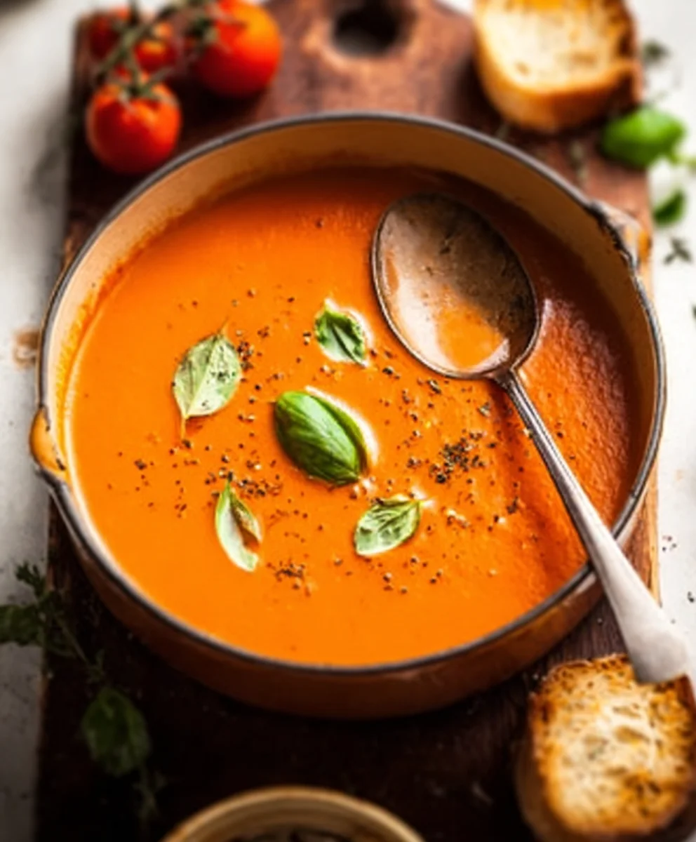 Creamy Tomato Soup Winter Comfort Canned Tomatoes