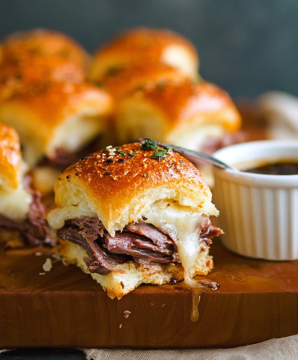 Easy Beef French Dip Sliders Recipe