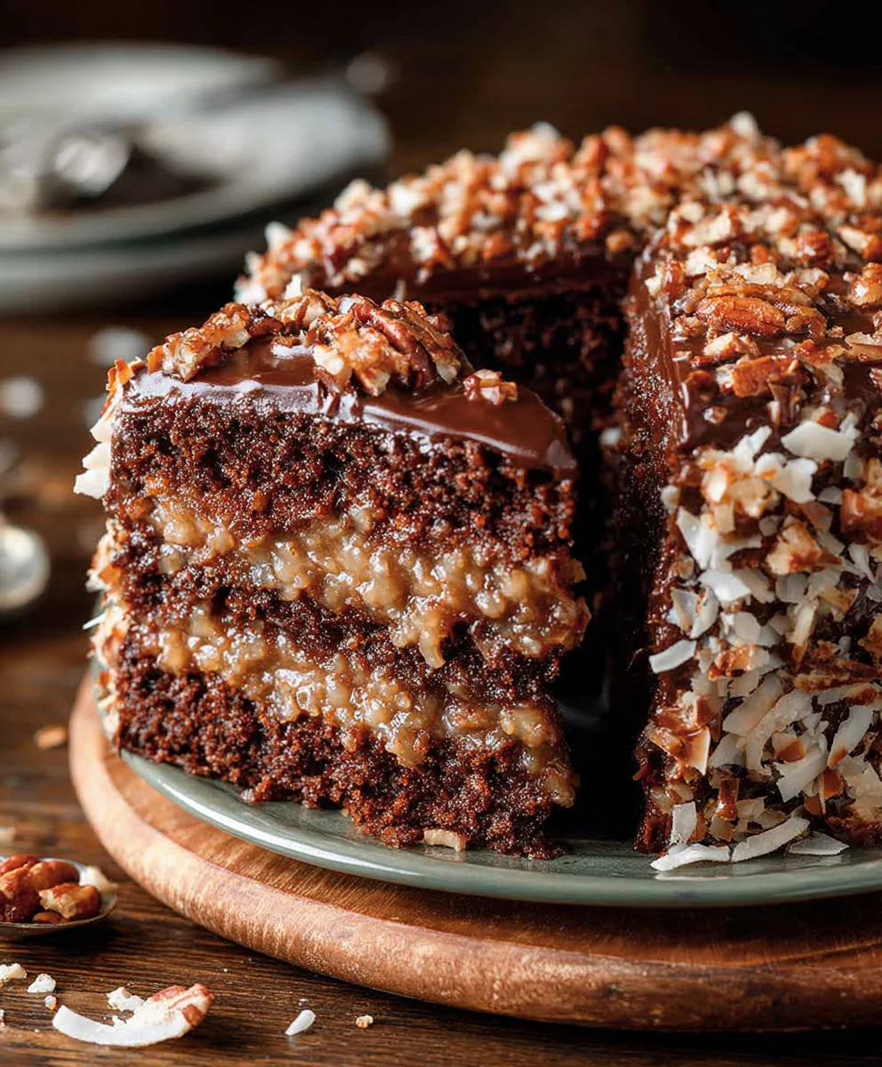 Authentic German Chocolate Cake Recipe-Best Taste