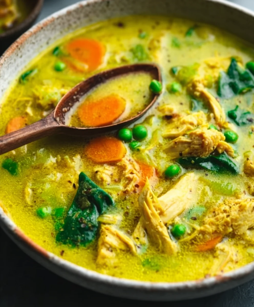 Turmeric Chicken Soup Anti-Inflammatory Recipe