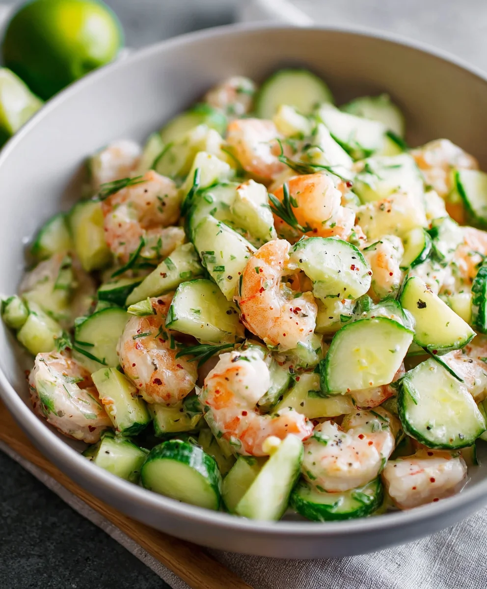 Refreshing Cucumber Shrimp Salad Recipe
