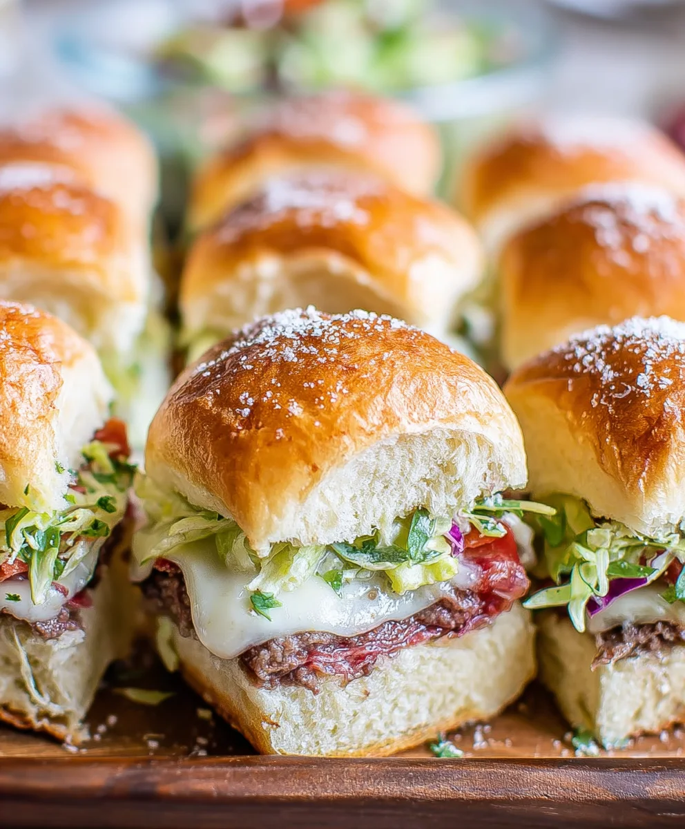 Beef Grinder Sliders-Easy Italian-Inspired Bites