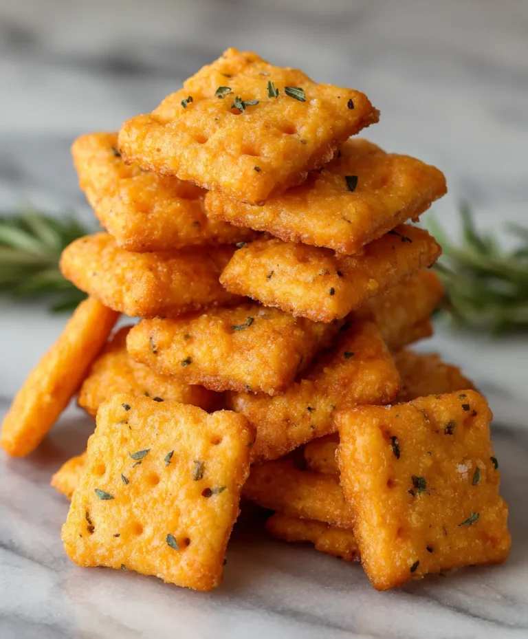 Homemade Cheddar Cheese Crackers-Cheez Its