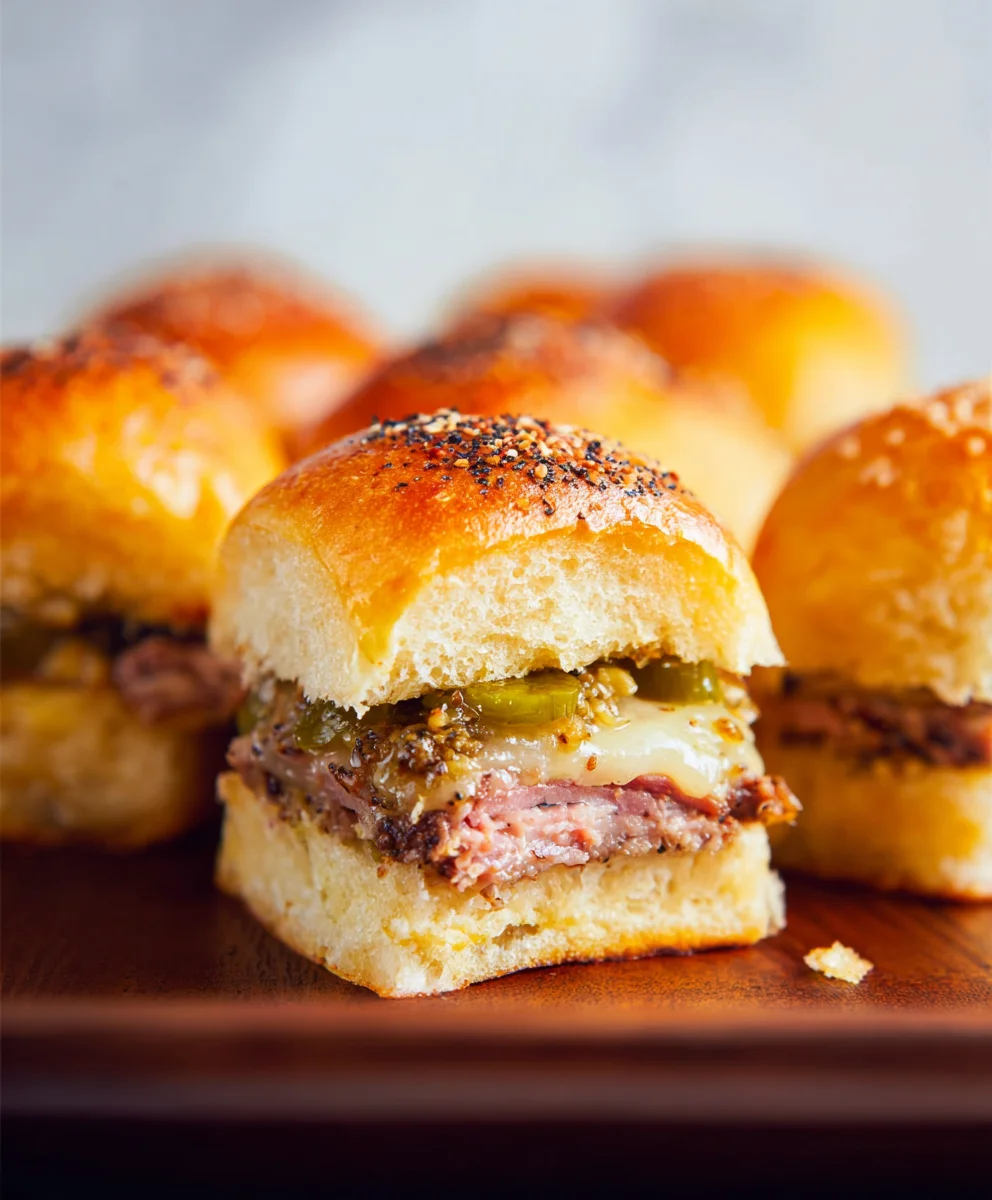 Juicy Beef Cuban Sliders- Easy Weeknight Meal