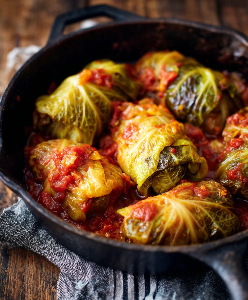 Easy Vegan Cabbage Rolls - Hearty & Delicious