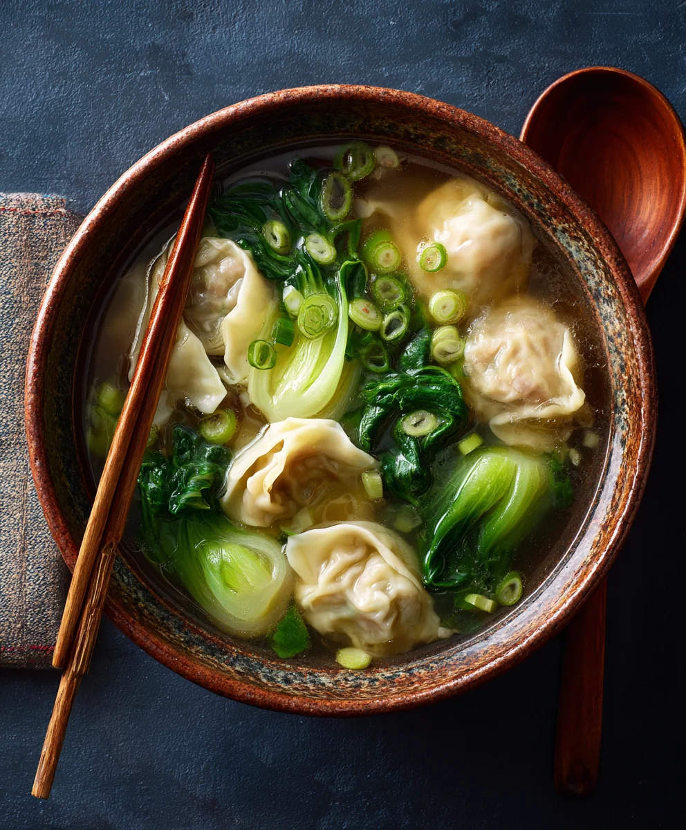Easy Beef Wonton Soup Recipe-Flavorful & Quick