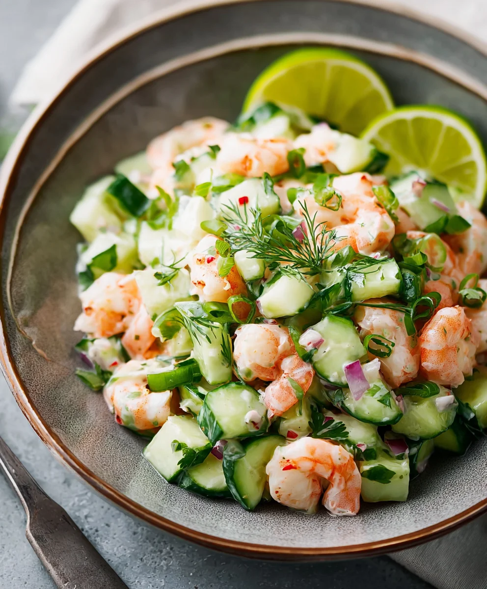 Refreshing Cucumber Shrimp Salad Recipe