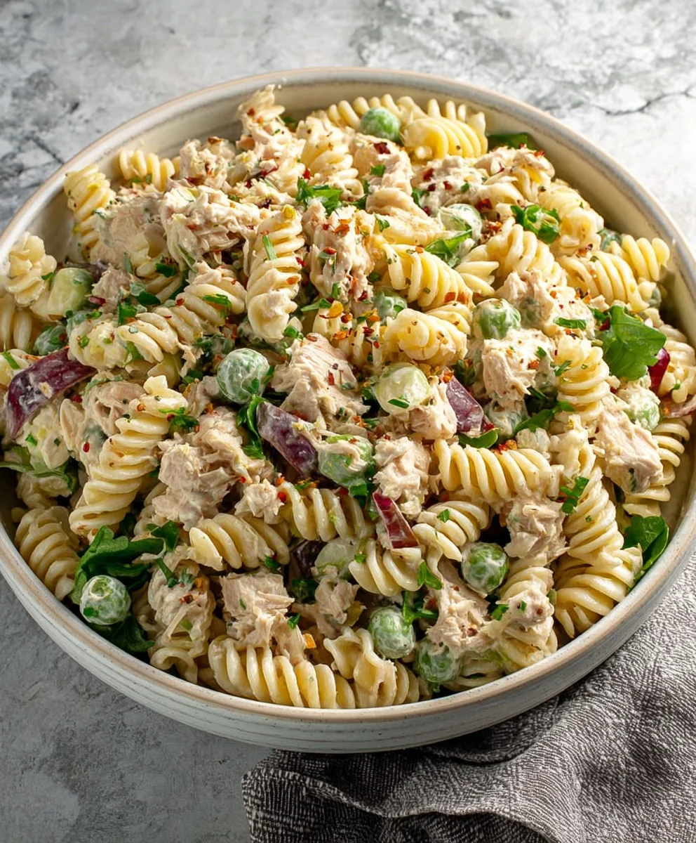 Easy Tuna Pasta Salad- Quick & Delicious Meal Idea