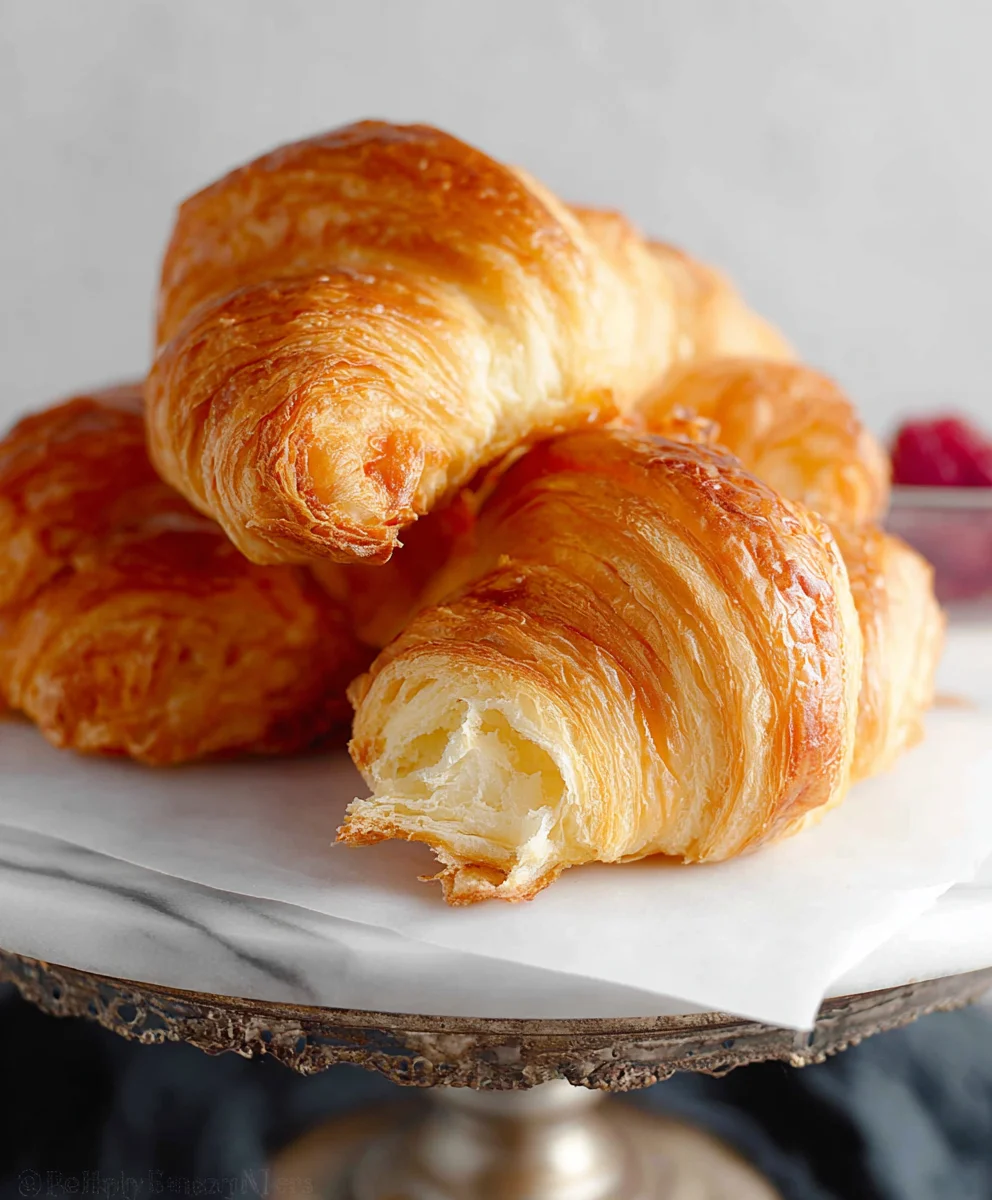 Flaky Homemade Croissant Recipe- Easy & Delicious