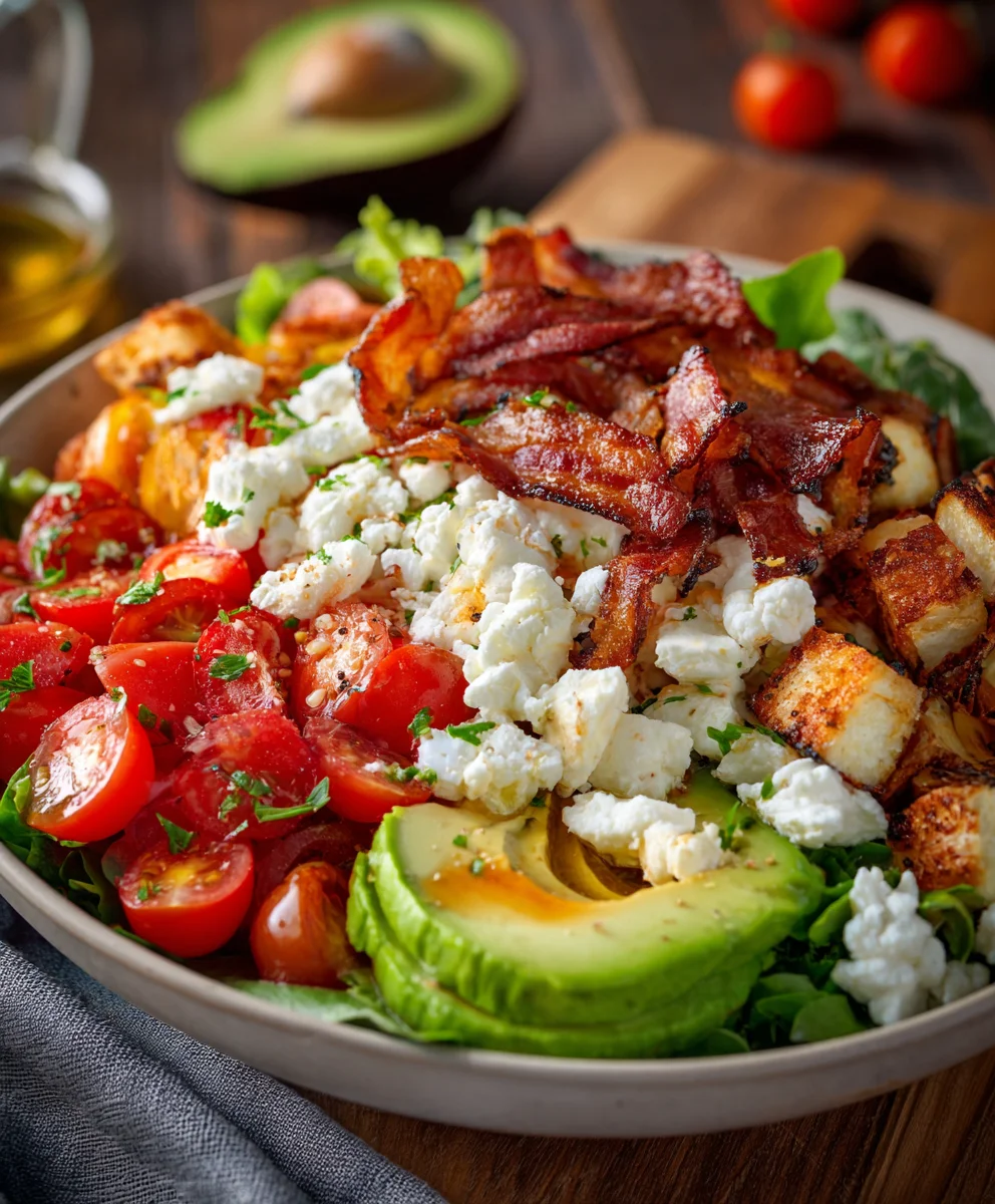 BLT Cottage Cheese Bowl-Healthy Low Carb Meal