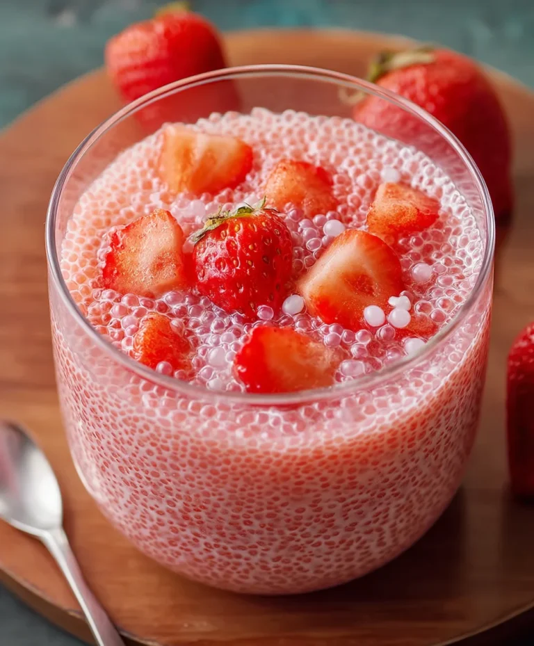 Strawberry Sago Pudding Easy Recipe Delight