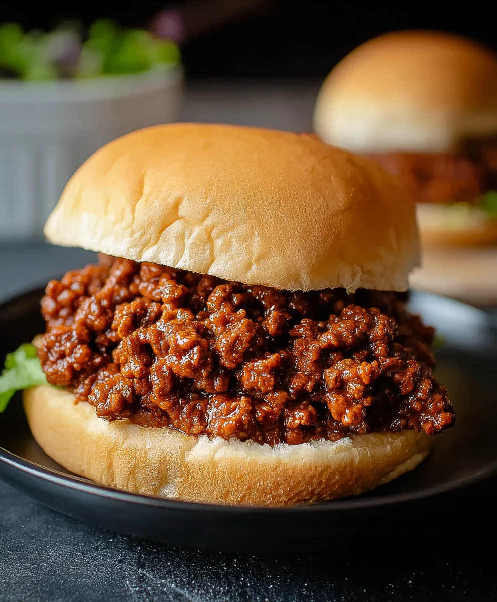 Easy Beef Sloppy Joes- Quick & Delicious Homemade Recipe