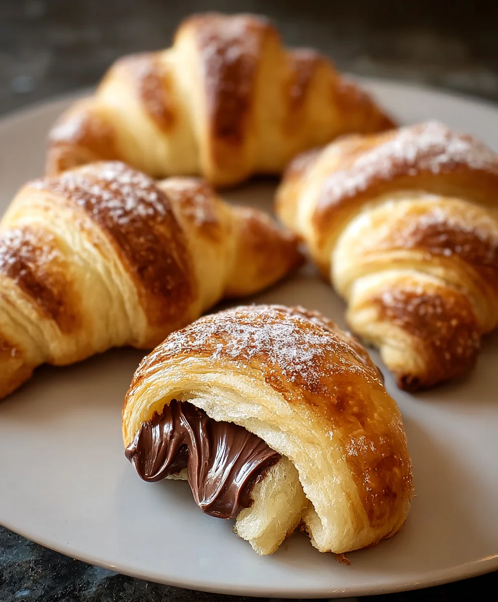 Easy Nutella Crescent Rolls - Decadent Dessert Recipe