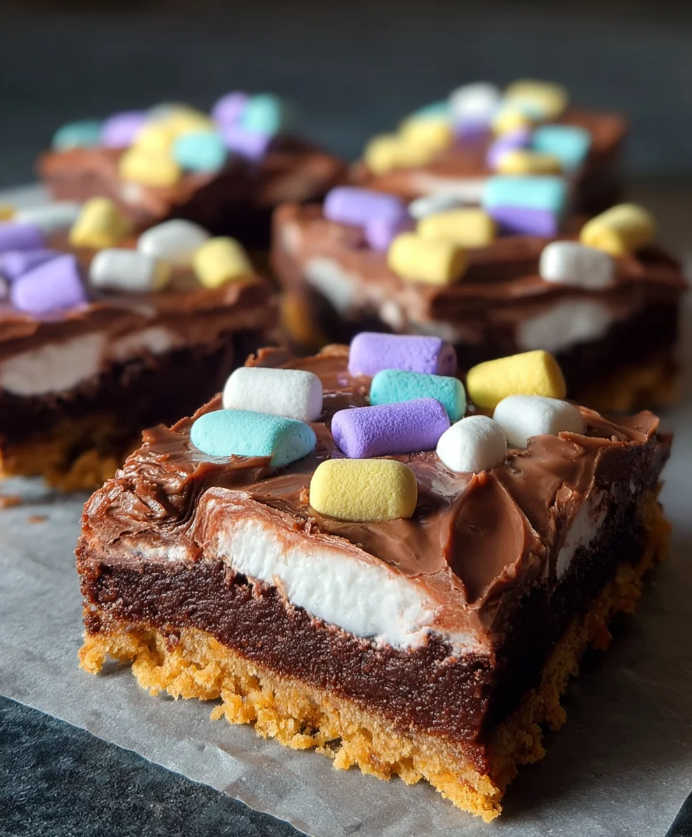Easy Peep Bars - Sweet No-Bake Treat