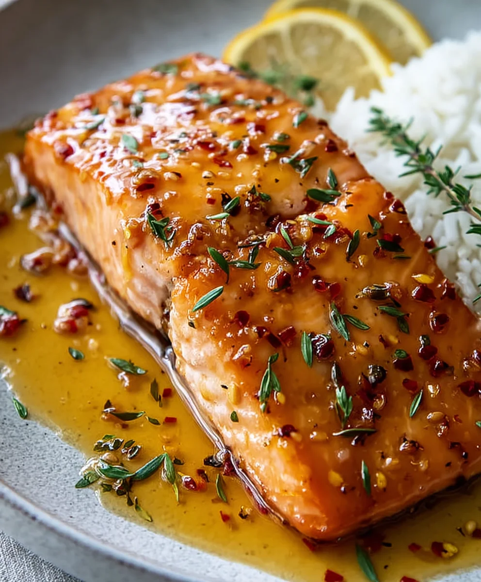Hot Honey Glazed Salmon Recipe - Sweet Heat Salmon Dinner