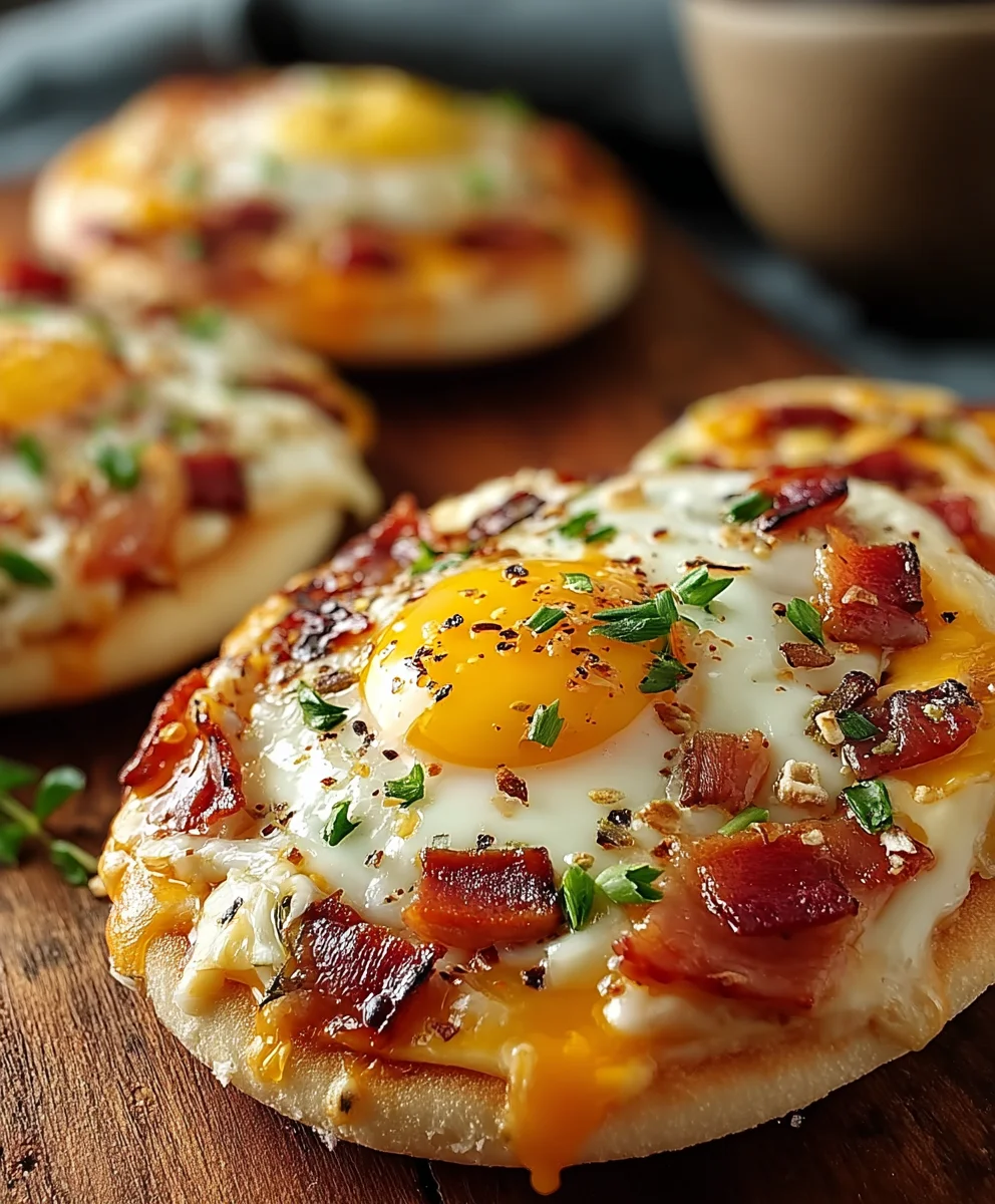 Easy English Muffin Breakfast Pizza Recipe