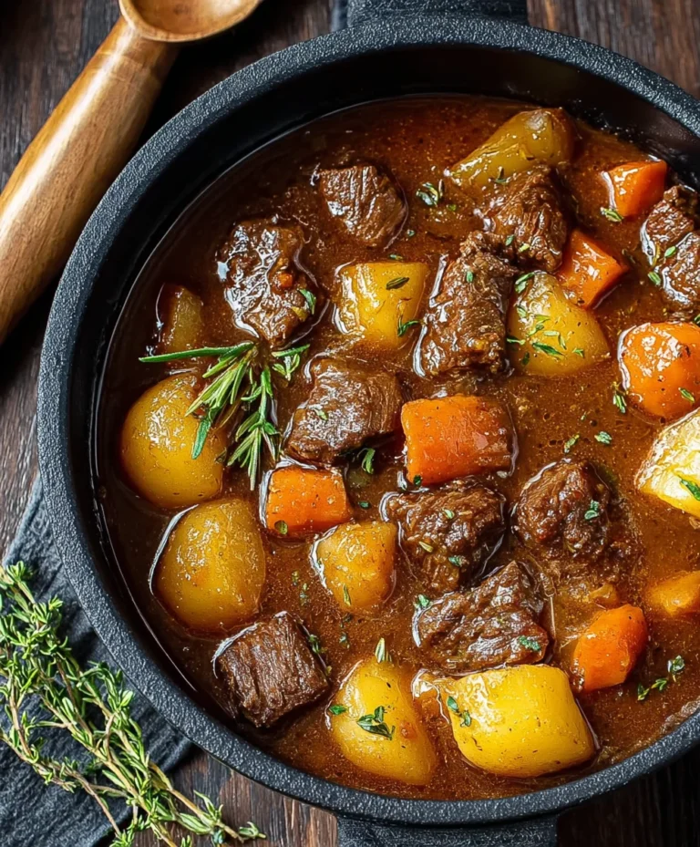 Hearty Homemade Beef Stew – Comfort Food Classic