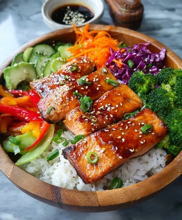 Meal Prep Teriyaki Salmon Rice Bowls