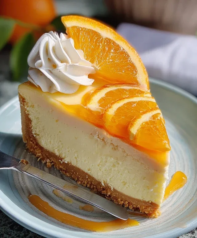 Orange Creamsicle Cheesecake