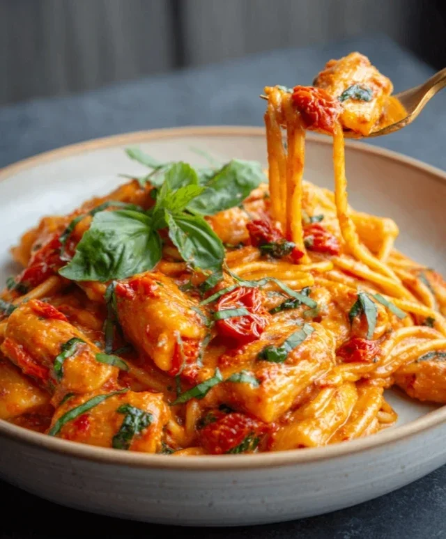 Creamy Tomato Garlic Pasta