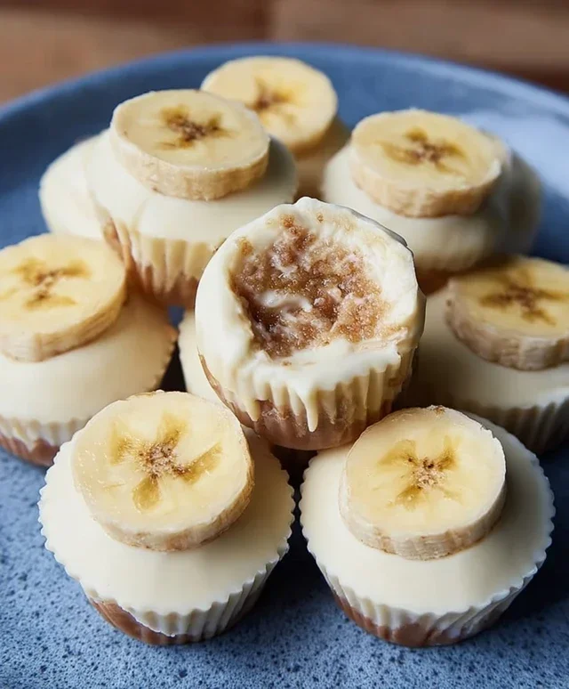 Frozen Banana Yogurt Bites