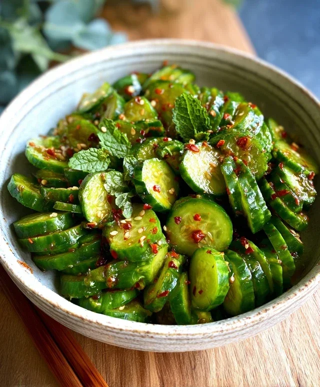Spicy Asian Cucumber Salad