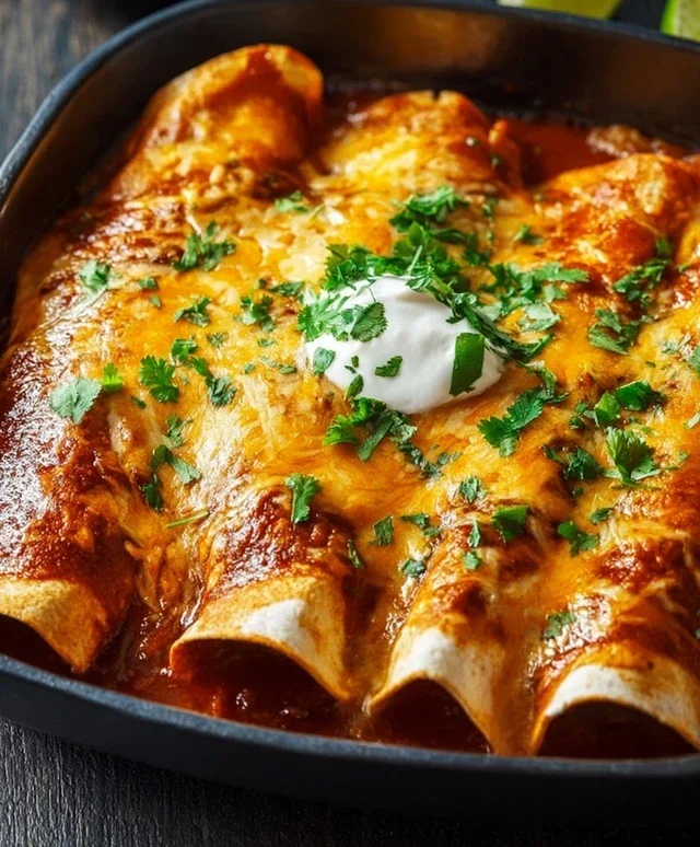 Delicious Chicken Enchiladas