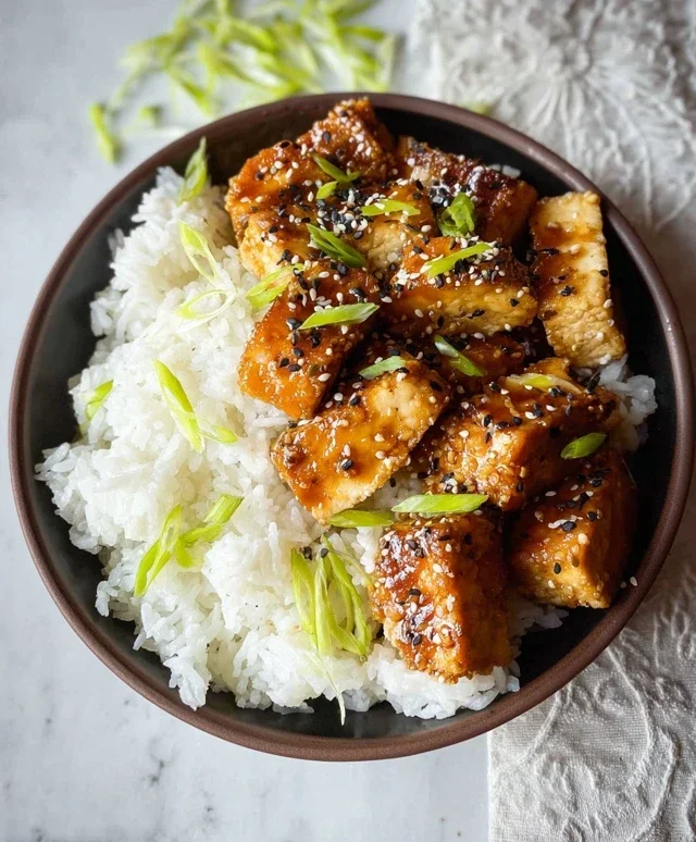 Honey Garlic Tofu