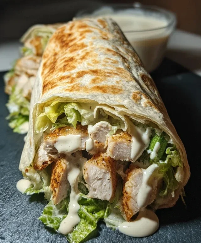 Chicken Caesar Wraps