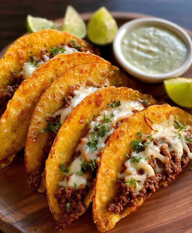 Crispy Ground Beef Tacos