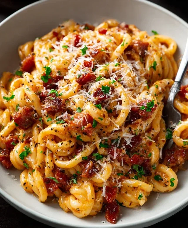 Beef Beef Bacon Pasta