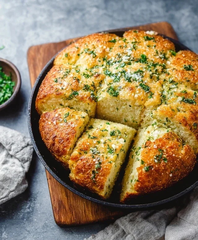 Garlic Butter Keto Bread