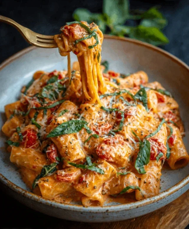 Creamy Tomato Garlic Pasta
