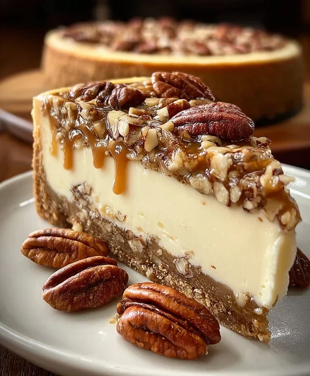 Butter Pecan Cheesecake