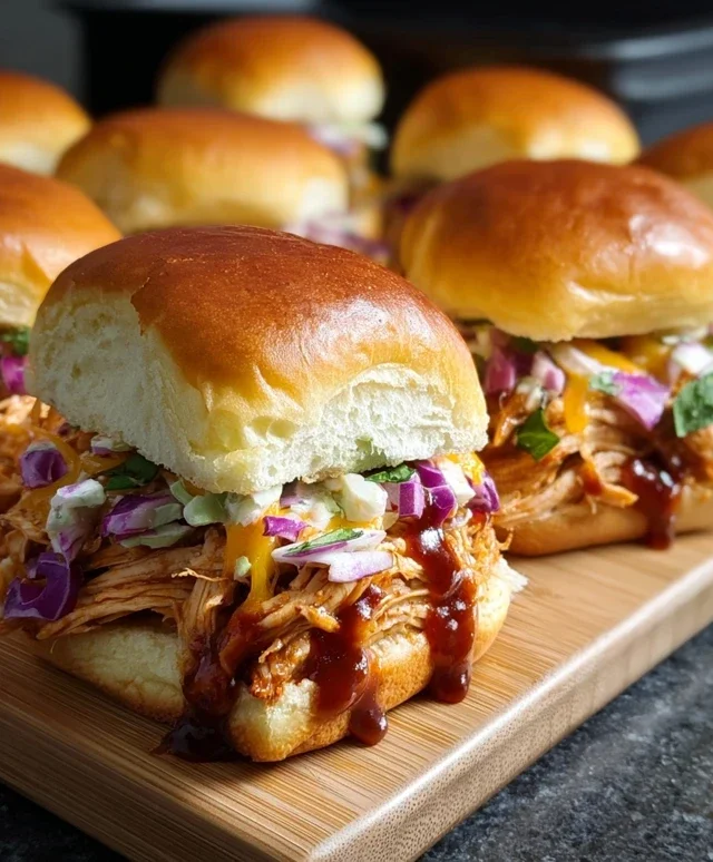 BBQ Chicken Sliders