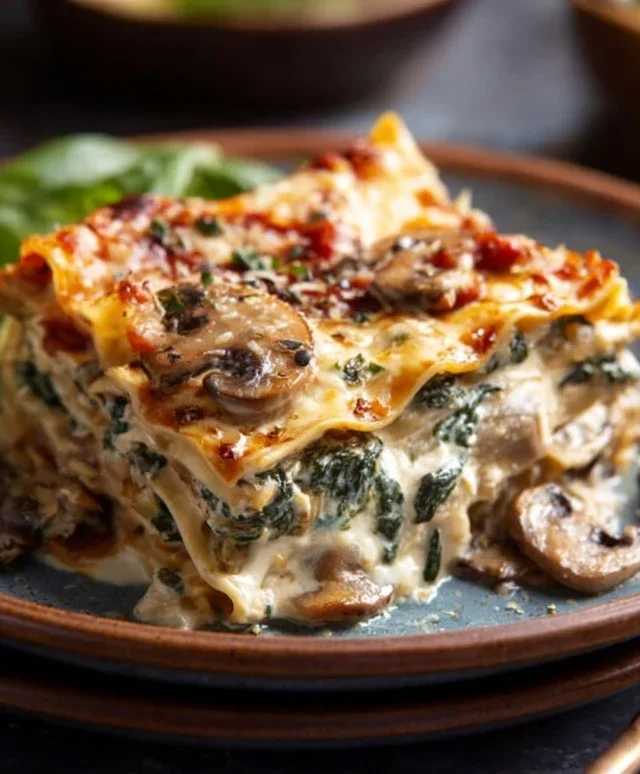 Mushroom And Spinach Lasagna Recipe